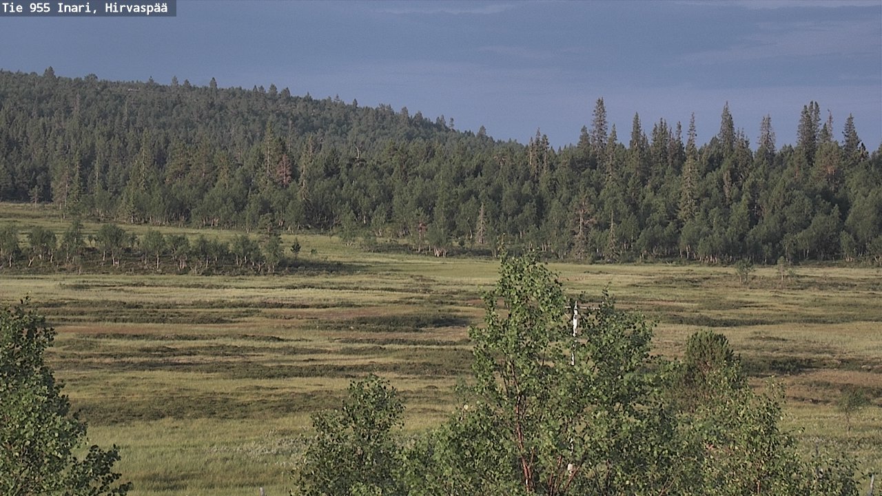 Weather Camera Image Väg 955 Enare, Hirvaspää, Inari, Lappi