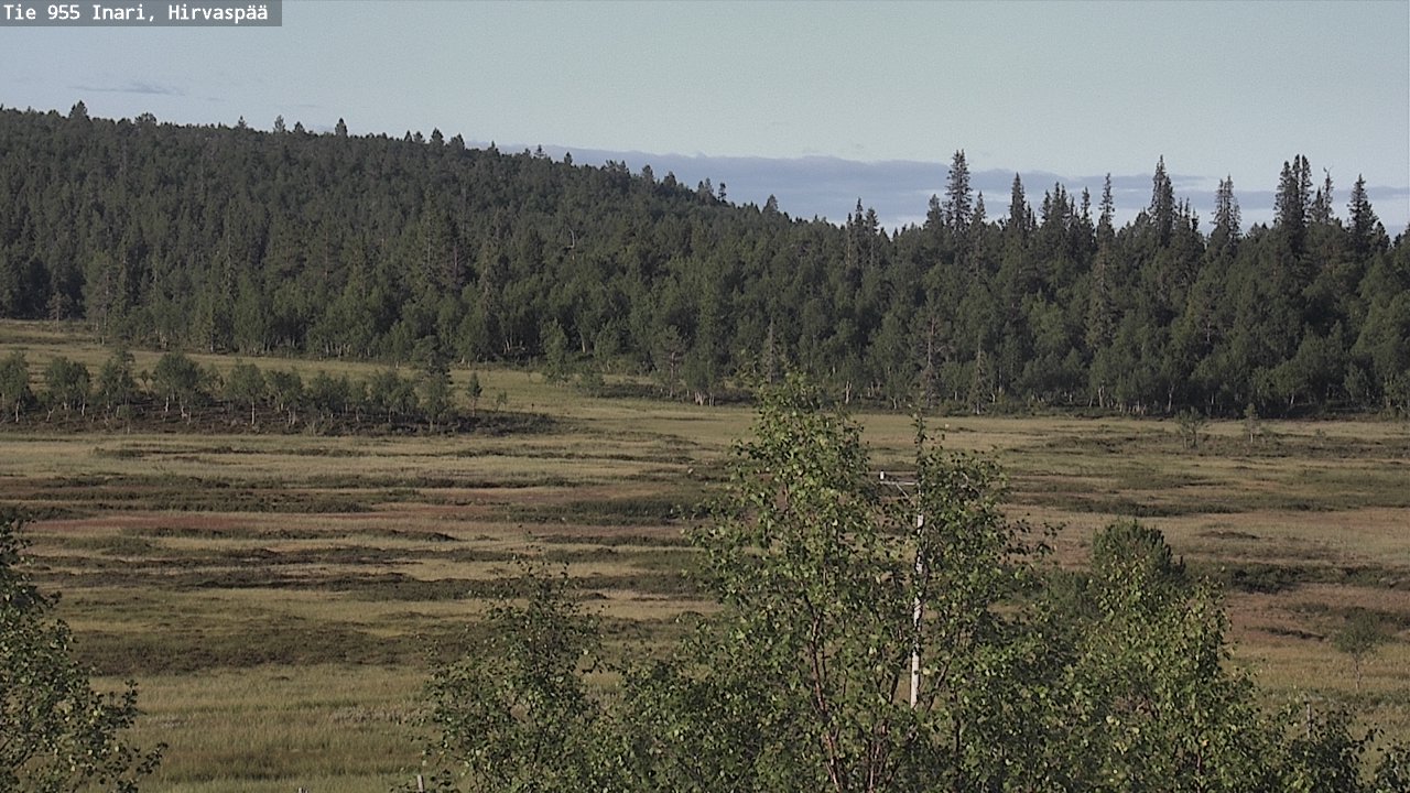 Weather Camera Image Väg 955 Enare, Hirvaspää, Inari, Lappi