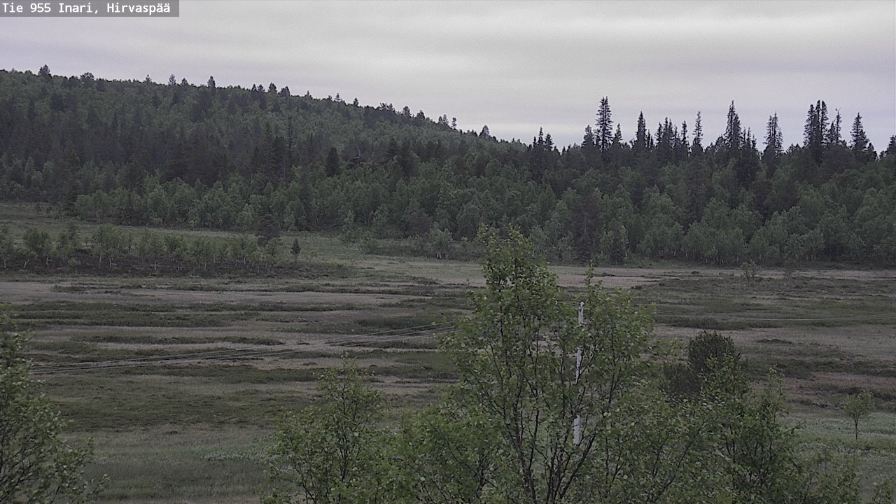 Kelikamerat Kuva Tie 955 Inari, Hirvaspää, Inari, Lappi