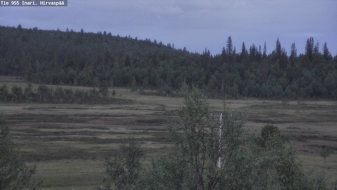 Kelikamerat Kuva Tie 955 Inari, Hirvaspää, Inari, Lappi