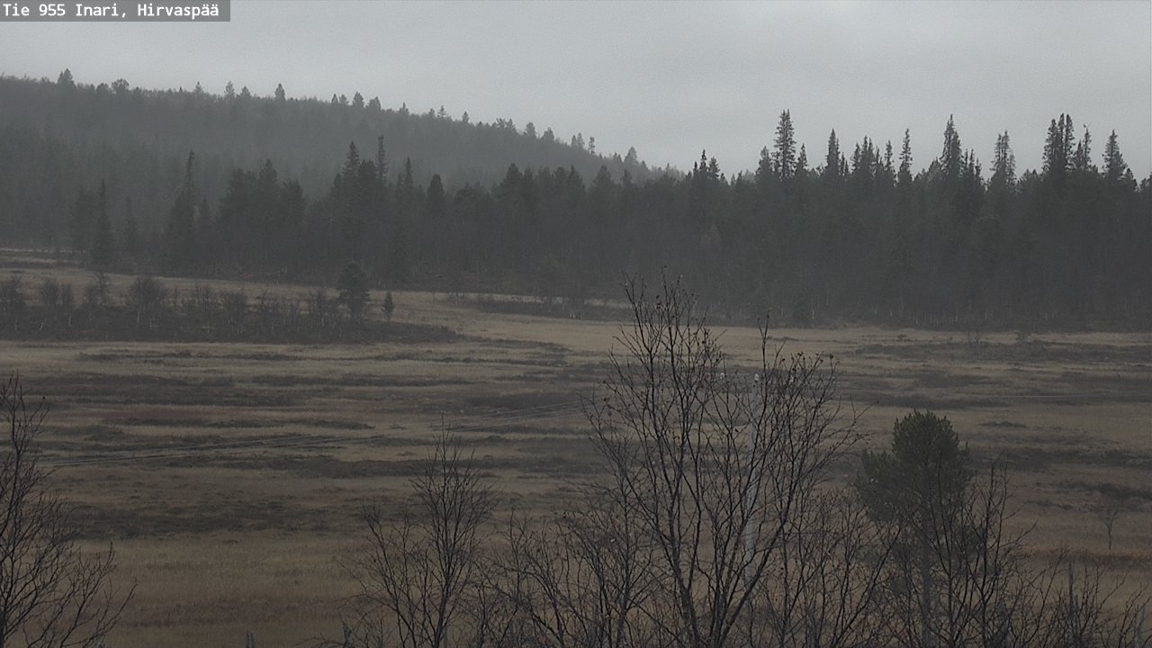 Kelikamerat Kuva Tie 955 Inari, Hirvaspää, Inari, Lappi