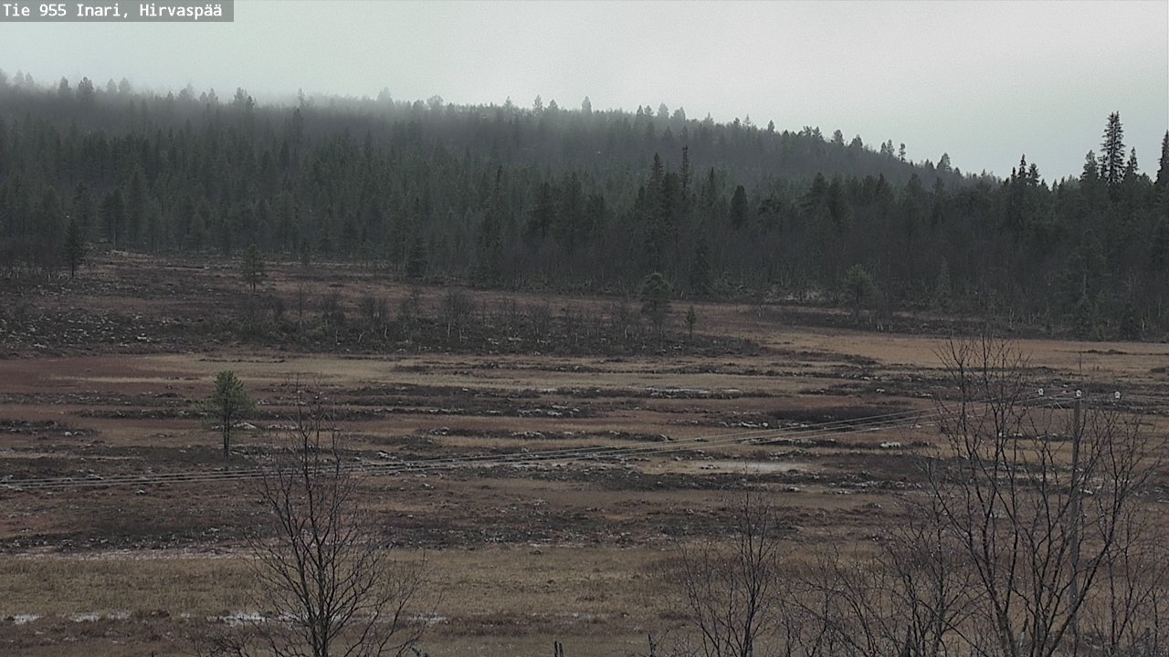 Kelikamerat Kuva Tie 955 Inari, Hirvaspää, Inari, Lappi