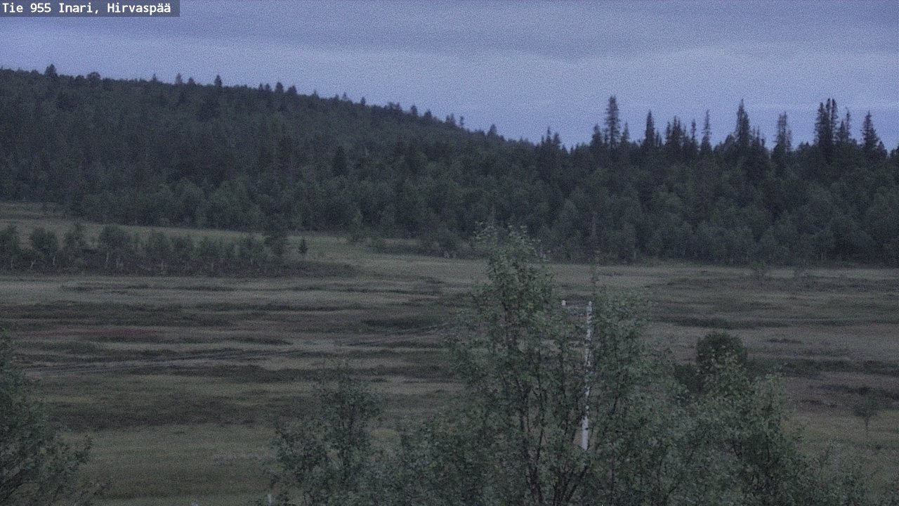 Kelikamerat Kuva Tie 955 Inari, Hirvaspää, Inari, Lappi