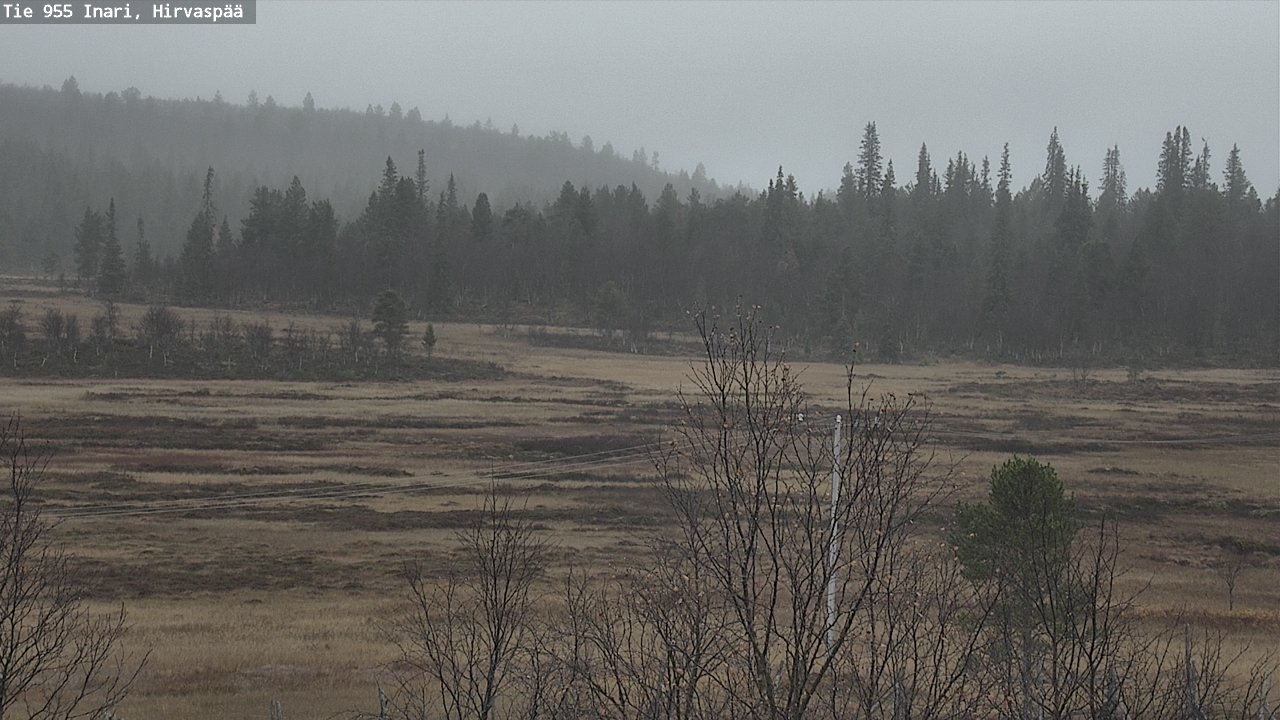 Kelikamerat Kuva Tie 955 Inari, Hirvaspää, Inari, Lappi
