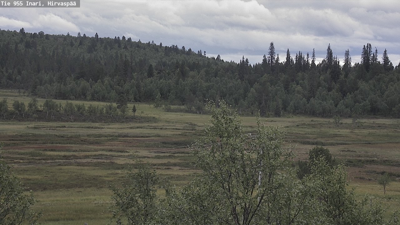 Kelikamerat Kuva Tie 955 Inari, Hirvaspää, Inari, Lappi