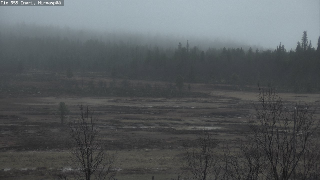 Kelikamerat Kuva Tie 955 Inari, Hirvaspää, Inari, Lappi