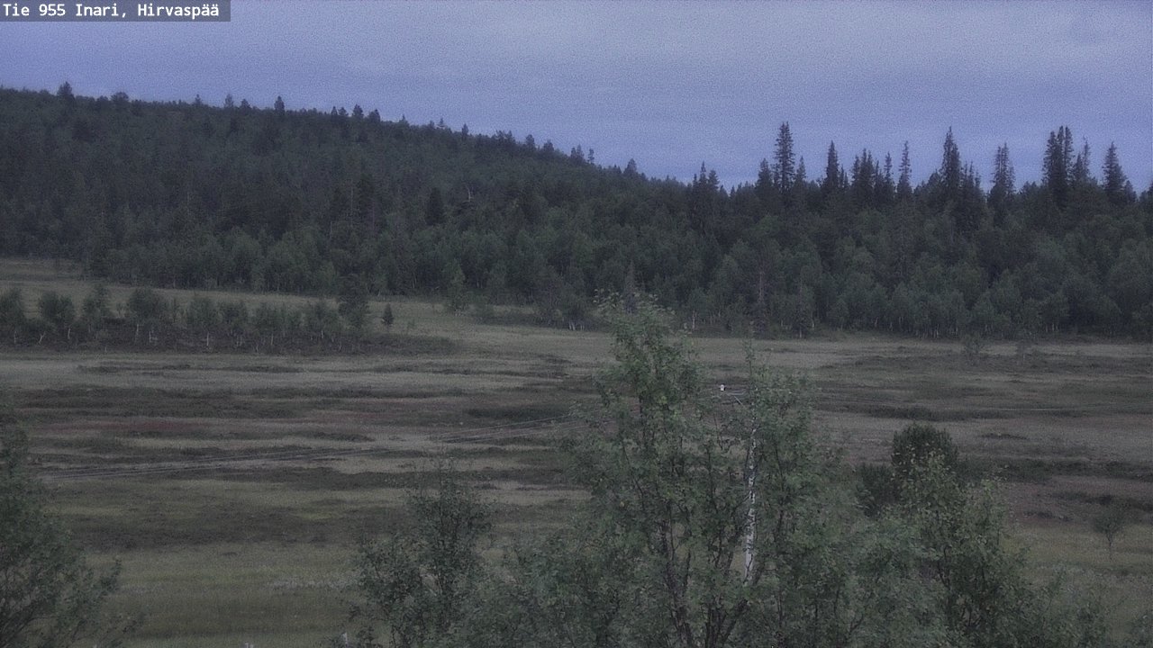 Kelikamerat Kuva Tie 955 Inari, Hirvaspää, Inari, Lappi