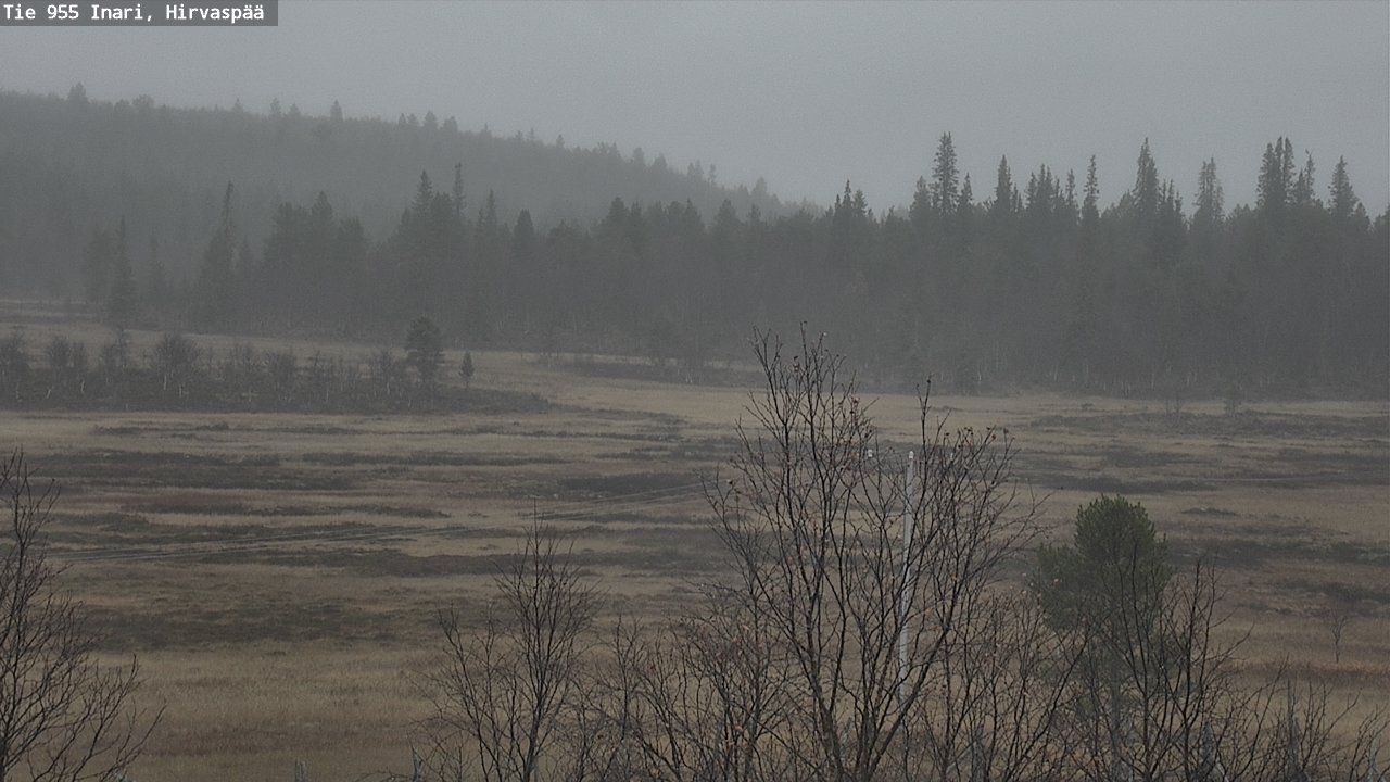 Kelikamerat Kuva Tie 955 Inari, Hirvaspää, Inari, Lappi