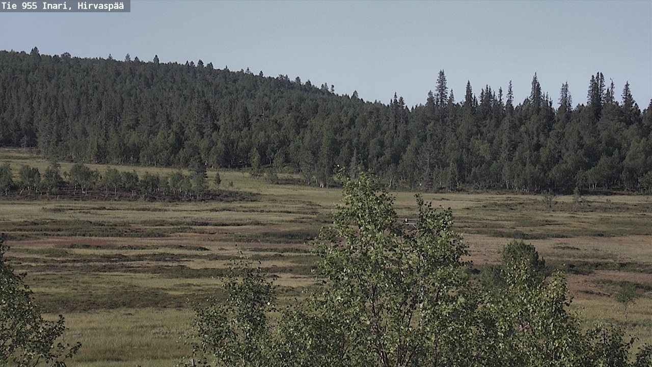 Weather Camera Image Väg 955 Enare, Hirvaspää, Inari, Lappi