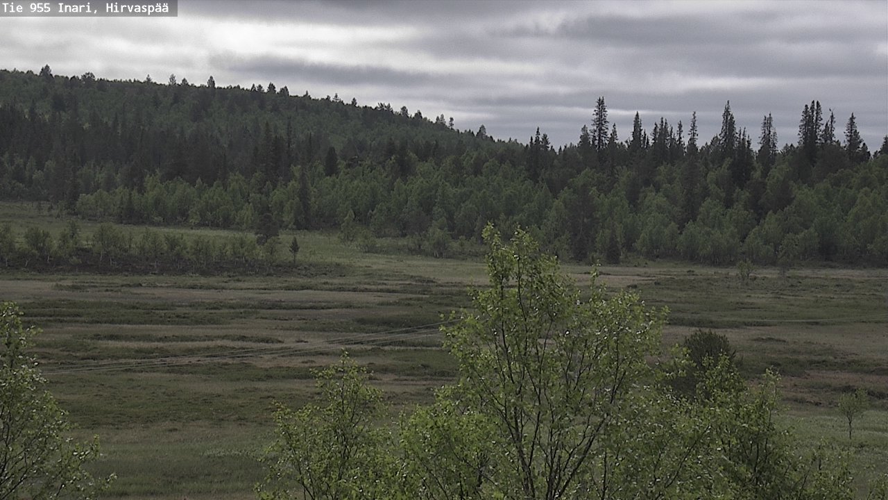 Kelikamerat Kuva Tie 955 Inari, Hirvaspää, Inari, Lappi