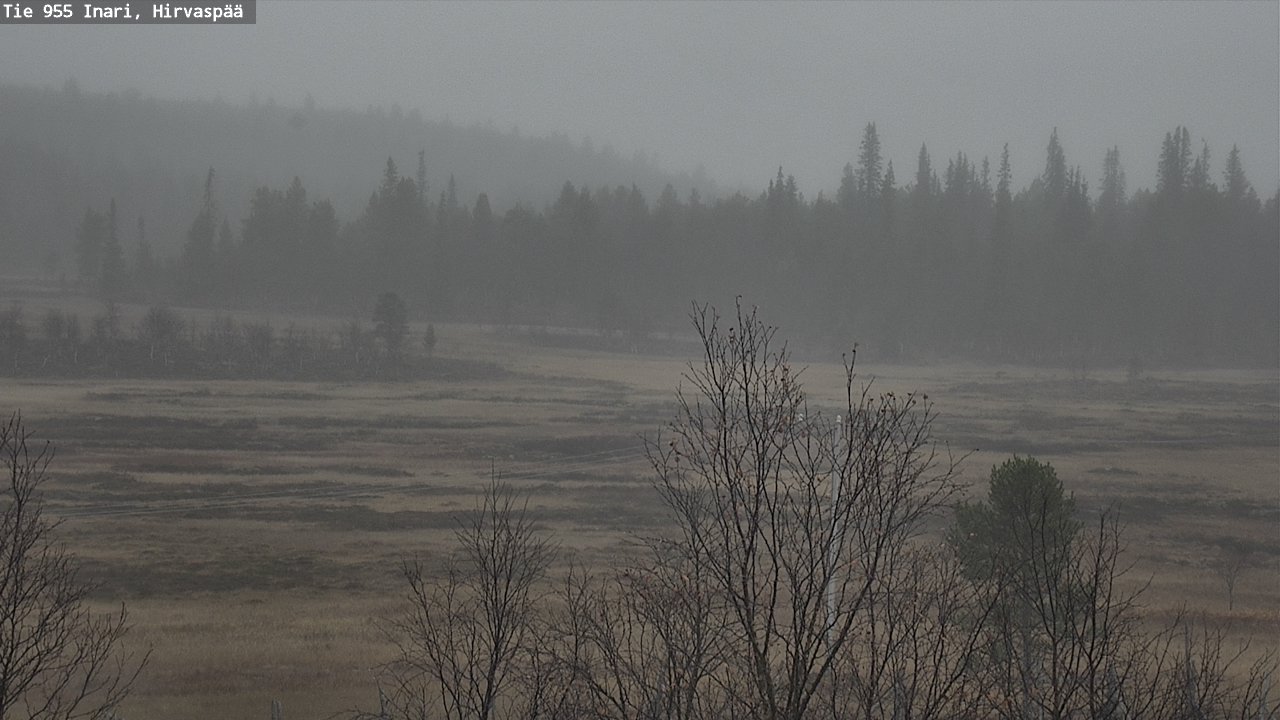Kelikamerat Kuva Tie 955 Inari, Hirvaspää, Inari, Lappi