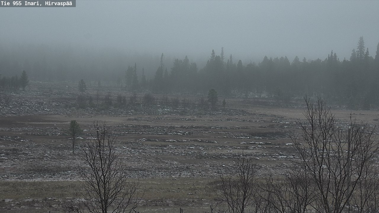 Kelikamerat Kuva Tie 955 Inari, Hirvaspää, Inari, Lappi
