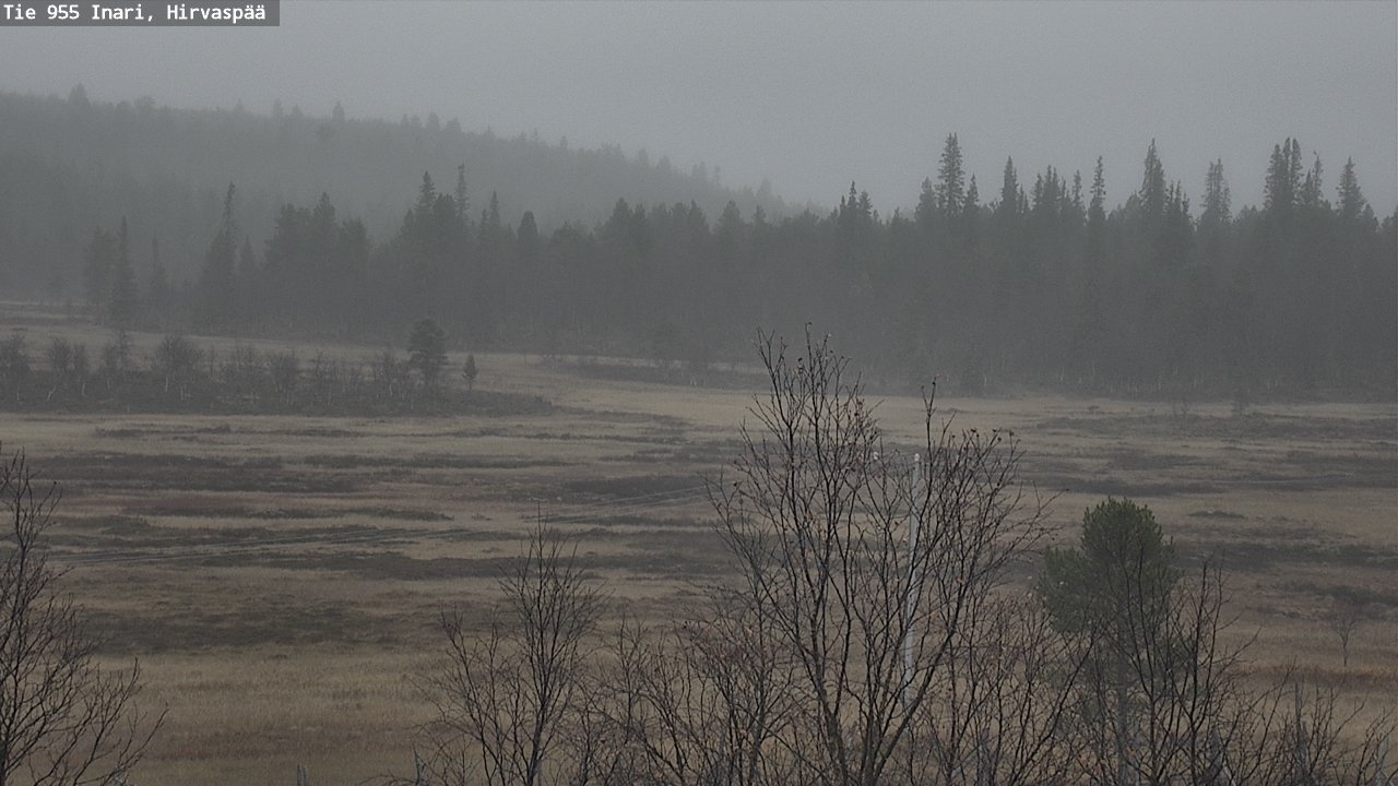 Kelikamerat Kuva Tie 955 Inari, Hirvaspää, Inari, Lappi