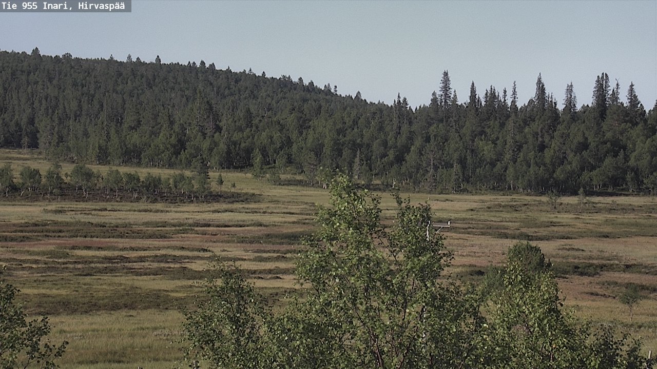 Weather Camera Image Väg 955 Enare, Hirvaspää, Inari, Lappi