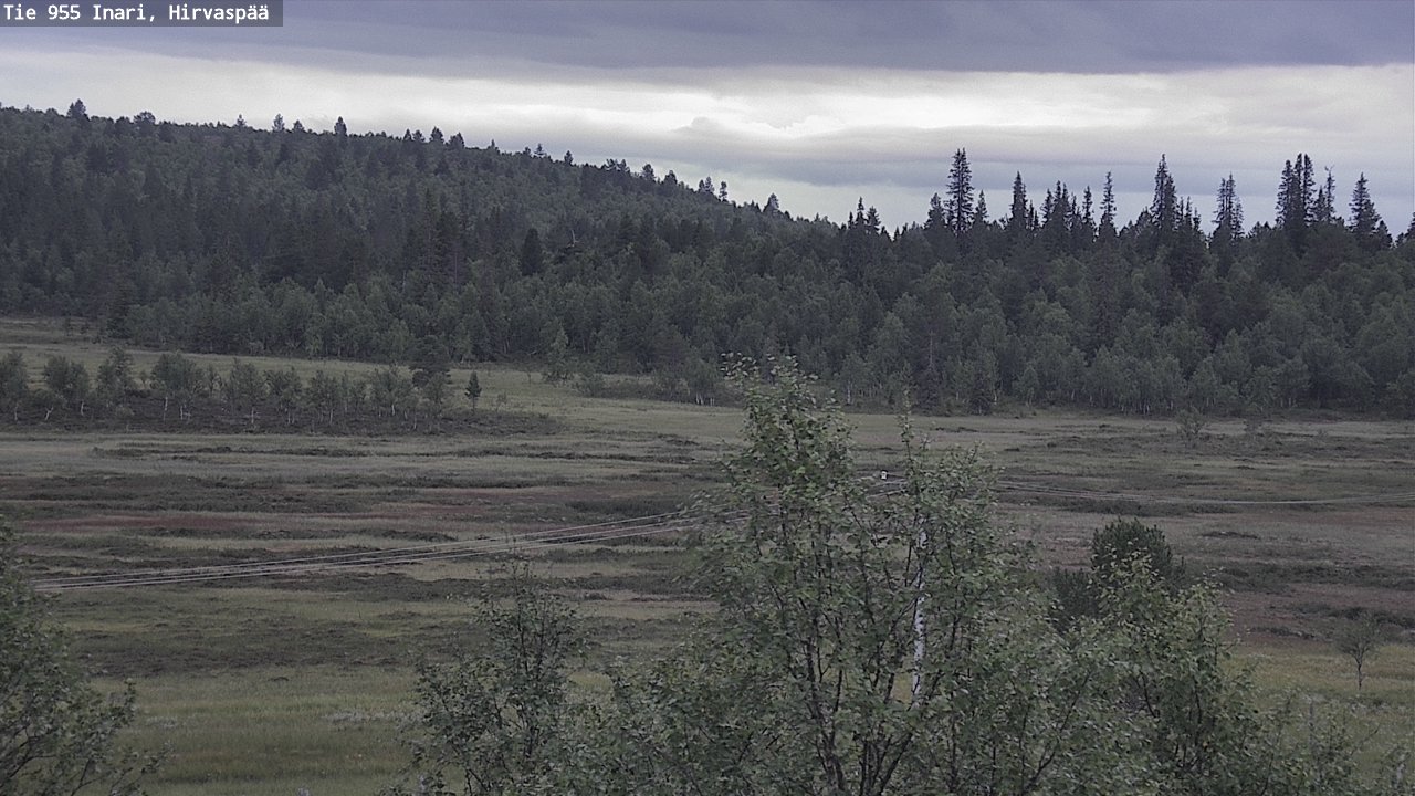 Kelikamerat Kuva Tie 955 Inari, Hirvaspää, Inari, Lappi