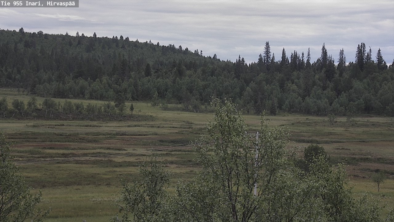 Kelikamerat Kuva Tie 955 Inari, Hirvaspää, Inari, Lappi