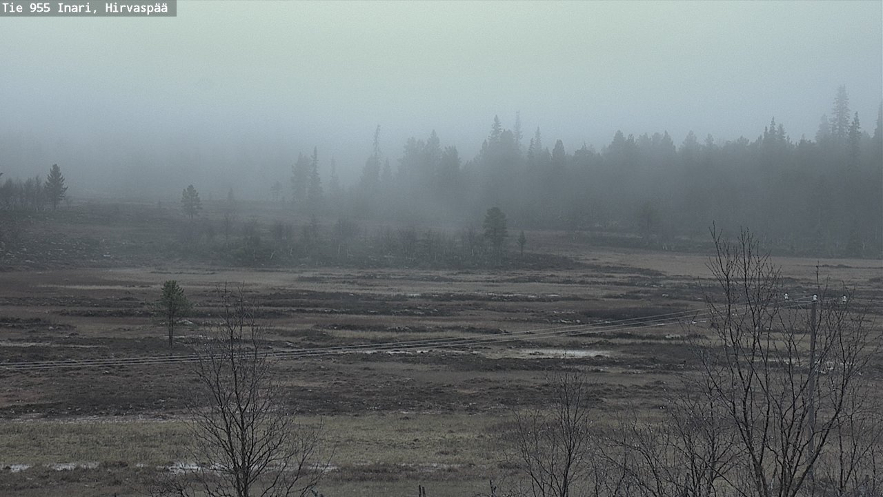 Kelikamerat Kuva Tie 955 Inari, Hirvaspää, Inari, Lappi