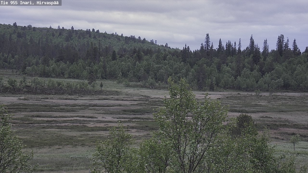 Kelikamerat Kuva Tie 955 Inari, Hirvaspää, Inari, Lappi
