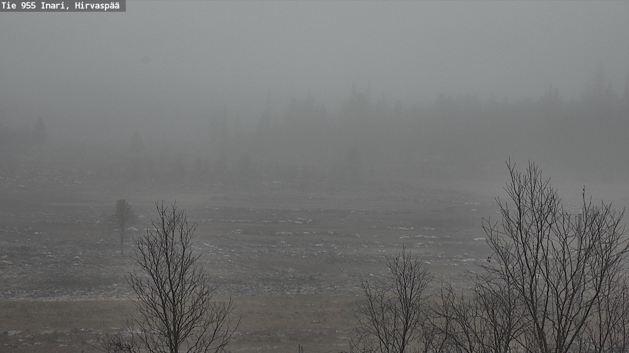 Kelikamerat Kuva Tie 955 Inari, Hirvaspää, Inari, Lappi