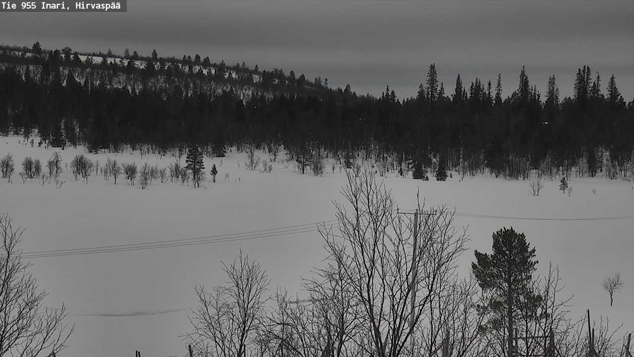 Kelikamerat Kuva Tie 955 Inari, Hirvaspää, Inari, Lappi