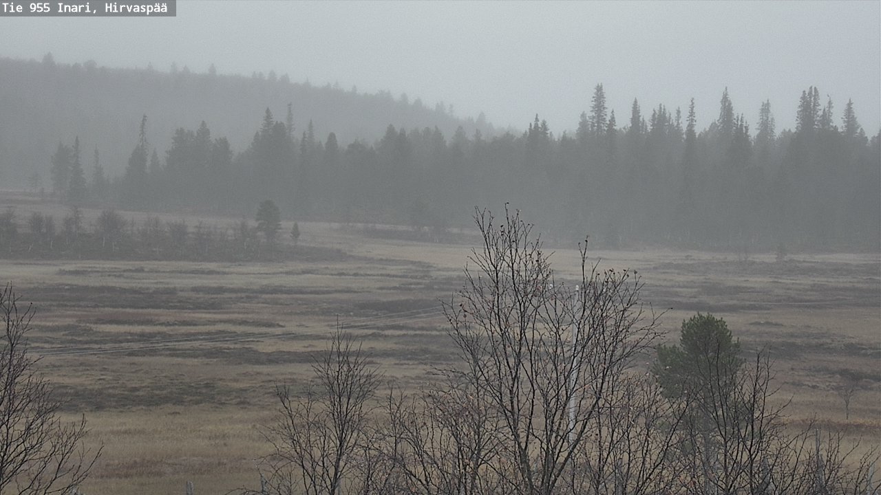Kelikamerat Kuva Tie 955 Inari, Hirvaspää, Inari, Lappi