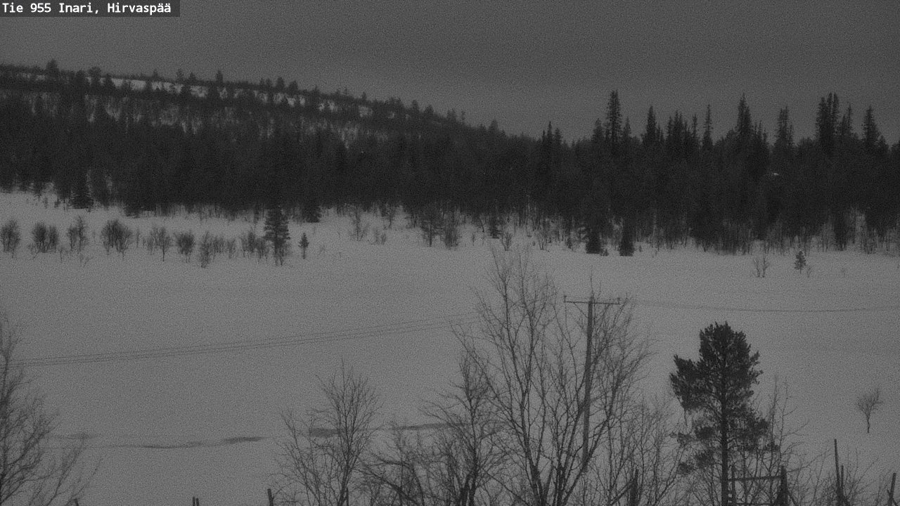 Kelikamerat Kuva Tie 955 Inari, Hirvaspää, Inari, Lappi