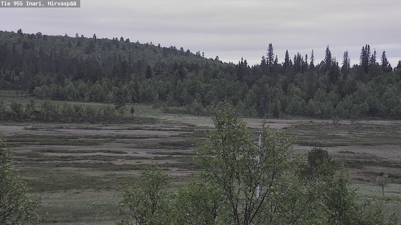 Kelikamerat Kuva Tie 955 Inari, Hirvaspää, Inari, Lappi