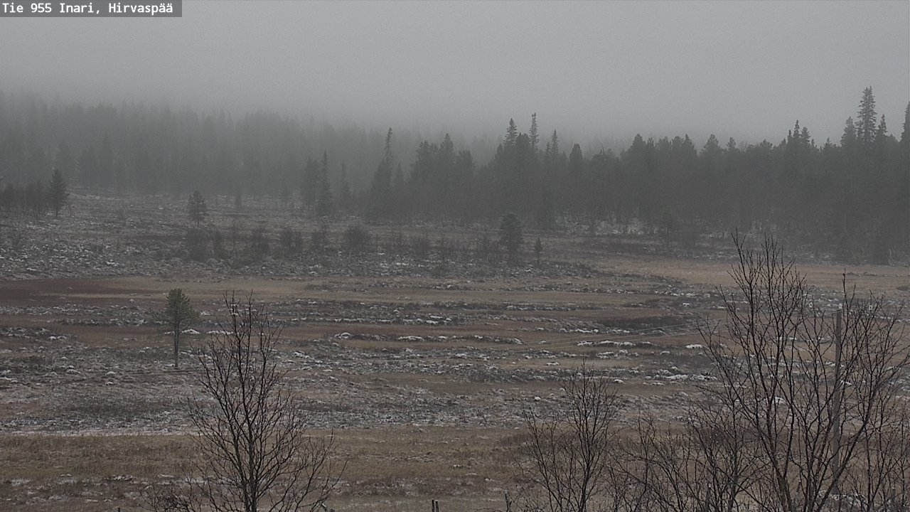Kelikamerat Kuva Tie 955 Inari, Hirvaspää, Inari, Lappi
