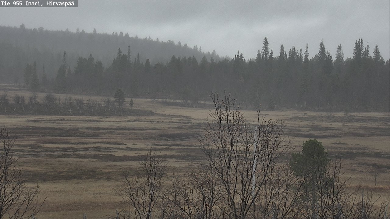 Kelikamerat Kuva Tie 955 Inari, Hirvaspää, Inari, Lappi
