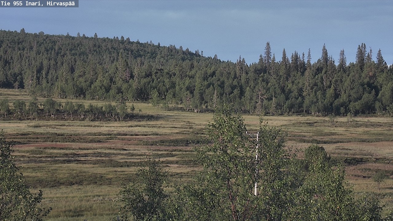 Kelikamerat Kuva Tie 955 Inari, Hirvaspää, Inari, Lappi