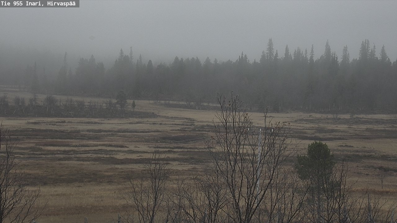 Kelikamerat Kuva Tie 955 Inari, Hirvaspää, Inari, Lappi