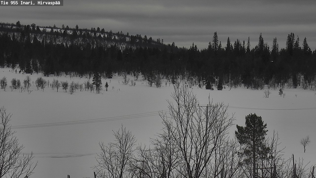 Kelikamerat Kuva Tie 955 Inari, Hirvaspää, Inari, Lappi