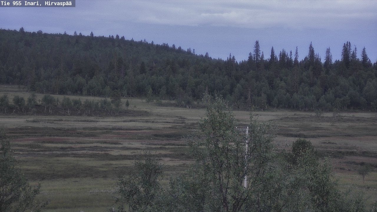 Kelikamerat Kuva Tie 955 Inari, Hirvaspää, Inari, Lappi