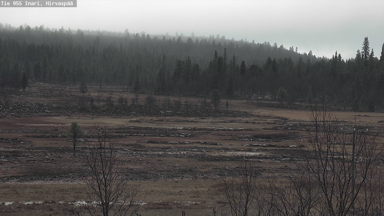 Kelikamerat Kuva Tie 955 Inari, Hirvaspää, Inari, Lappi