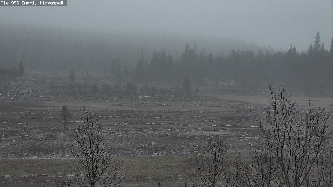 Kelikamerat Kuva Tie 955 Inari, Hirvaspää, Inari, Lappi