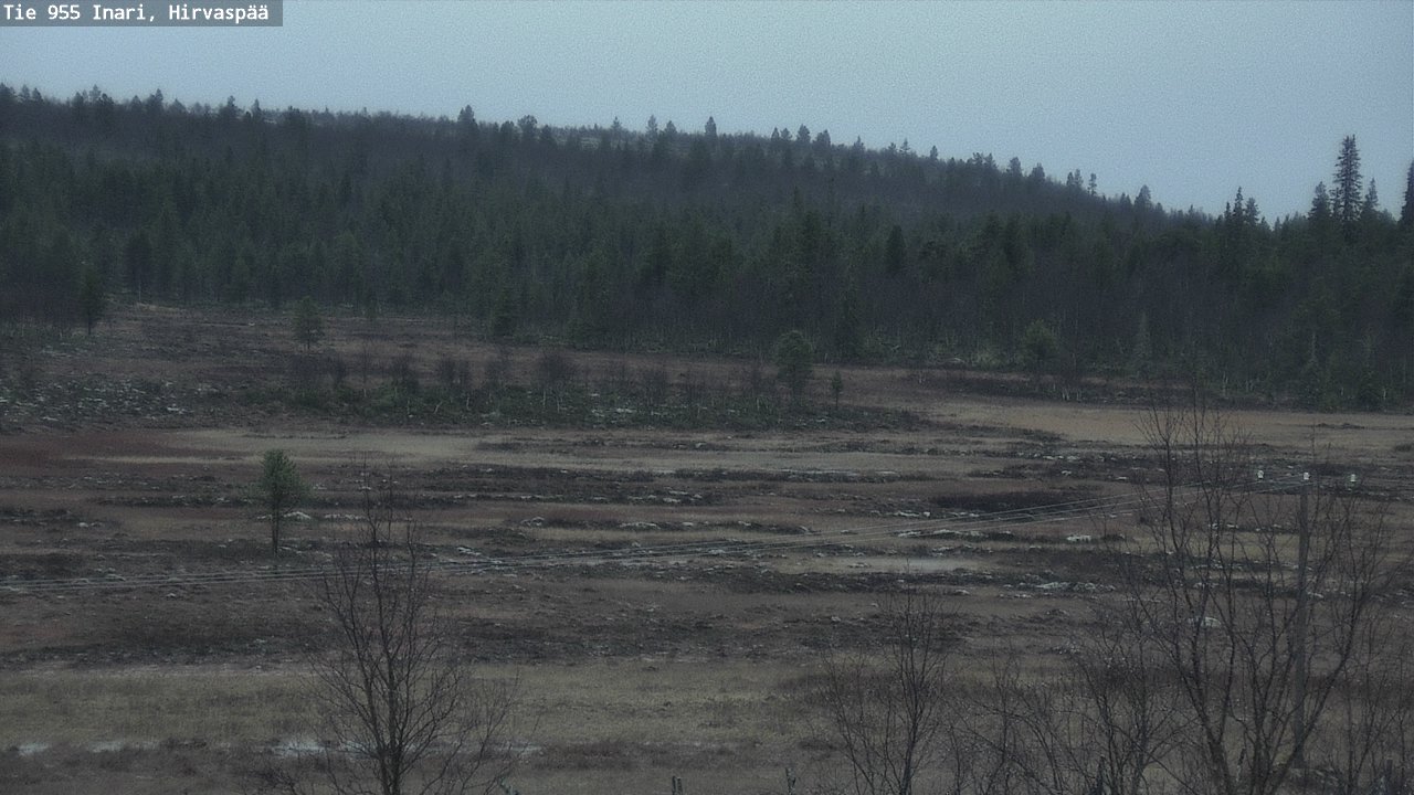 Kelikamerat Kuva Tie 955 Inari, Hirvaspää, Inari, Lappi