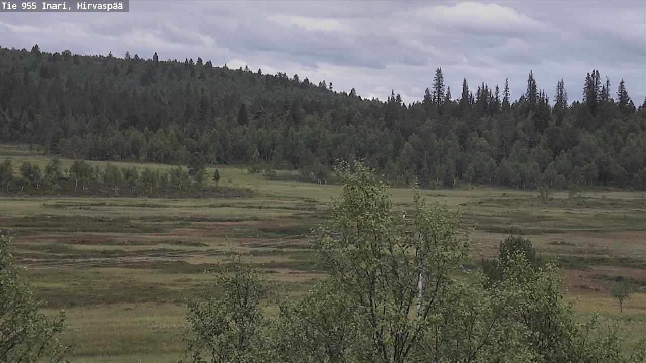 Kelikamerat Kuva Tie 955 Inari, Hirvaspää, Inari, Lappi