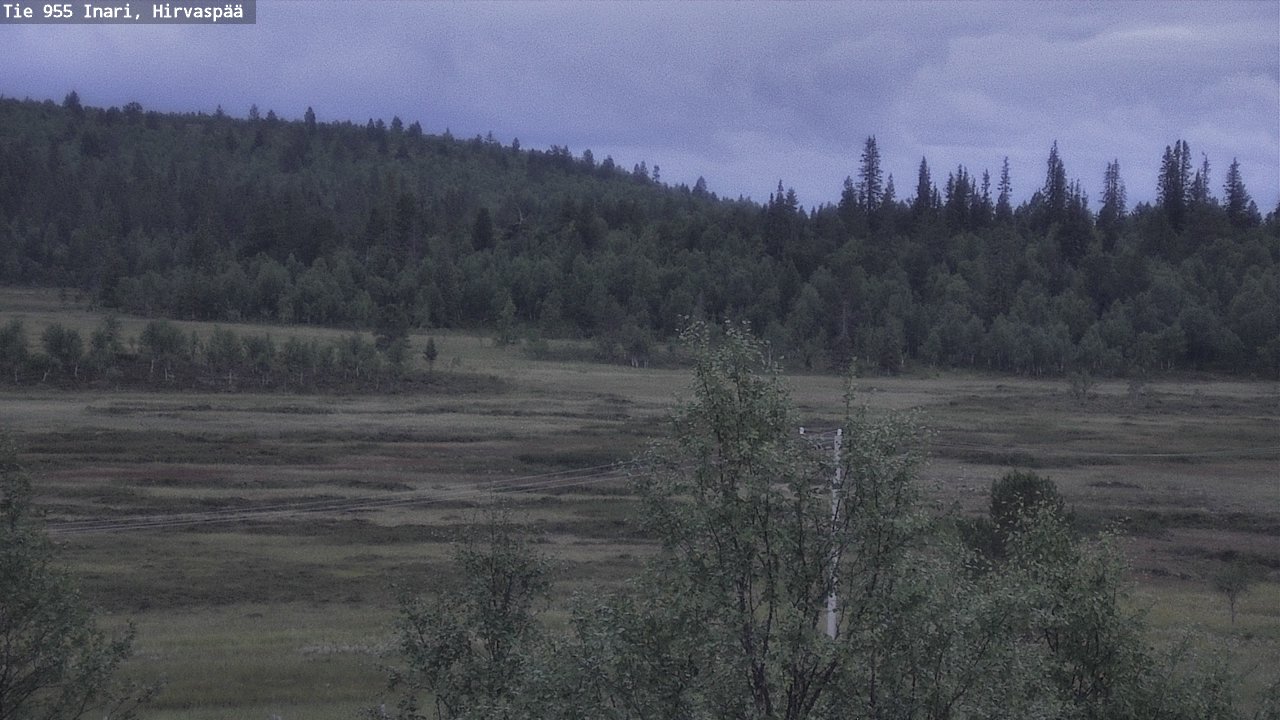 Kelikamerat Kuva Tie 955 Inari, Hirvaspää, Inari, Lappi