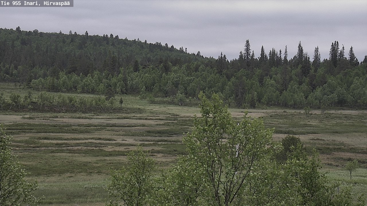 Kelikamerat Kuva Tie 955 Inari, Hirvaspää, Inari, Lappi