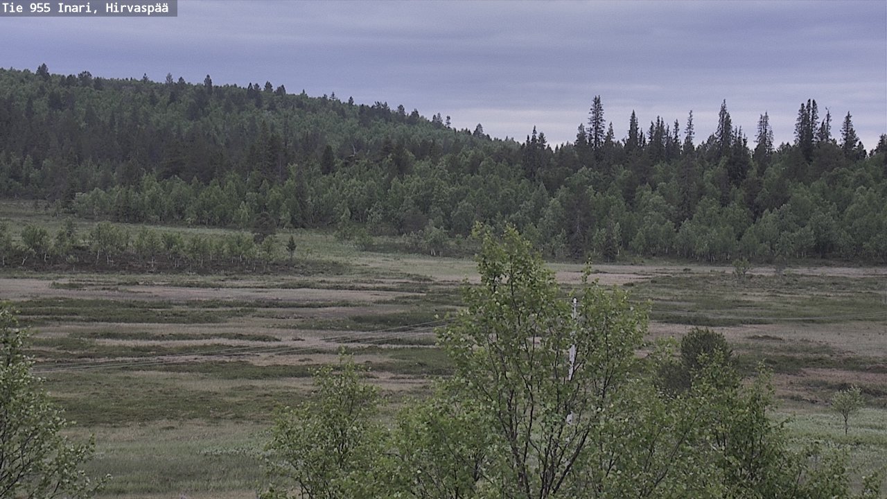 Kelikamerat Kuva Tie 955 Inari, Hirvaspää, Inari, Lappi