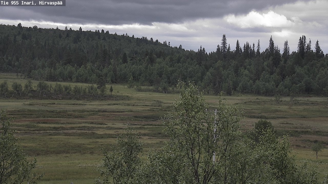Kelikamerat Kuva Tie 955 Inari, Hirvaspää, Inari, Lappi