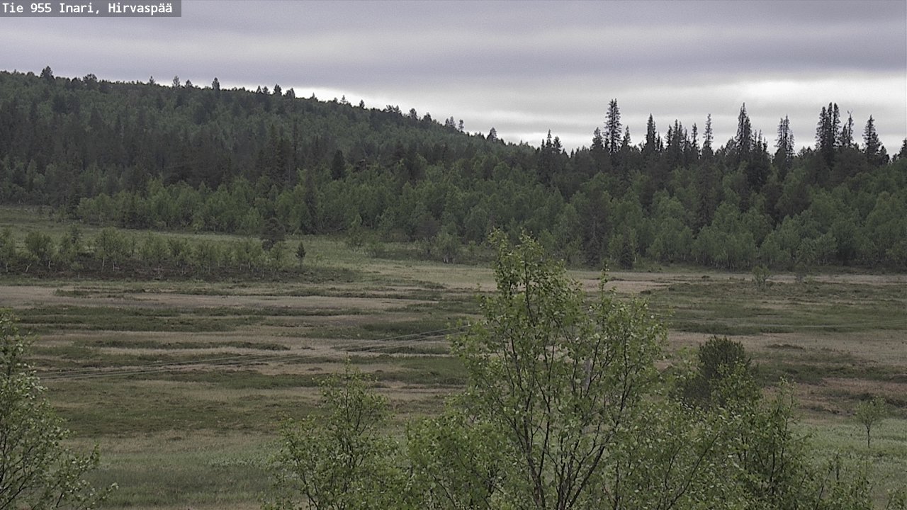 Kelikamerat Kuva Tie 955 Inari, Hirvaspää, Inari, Lappi