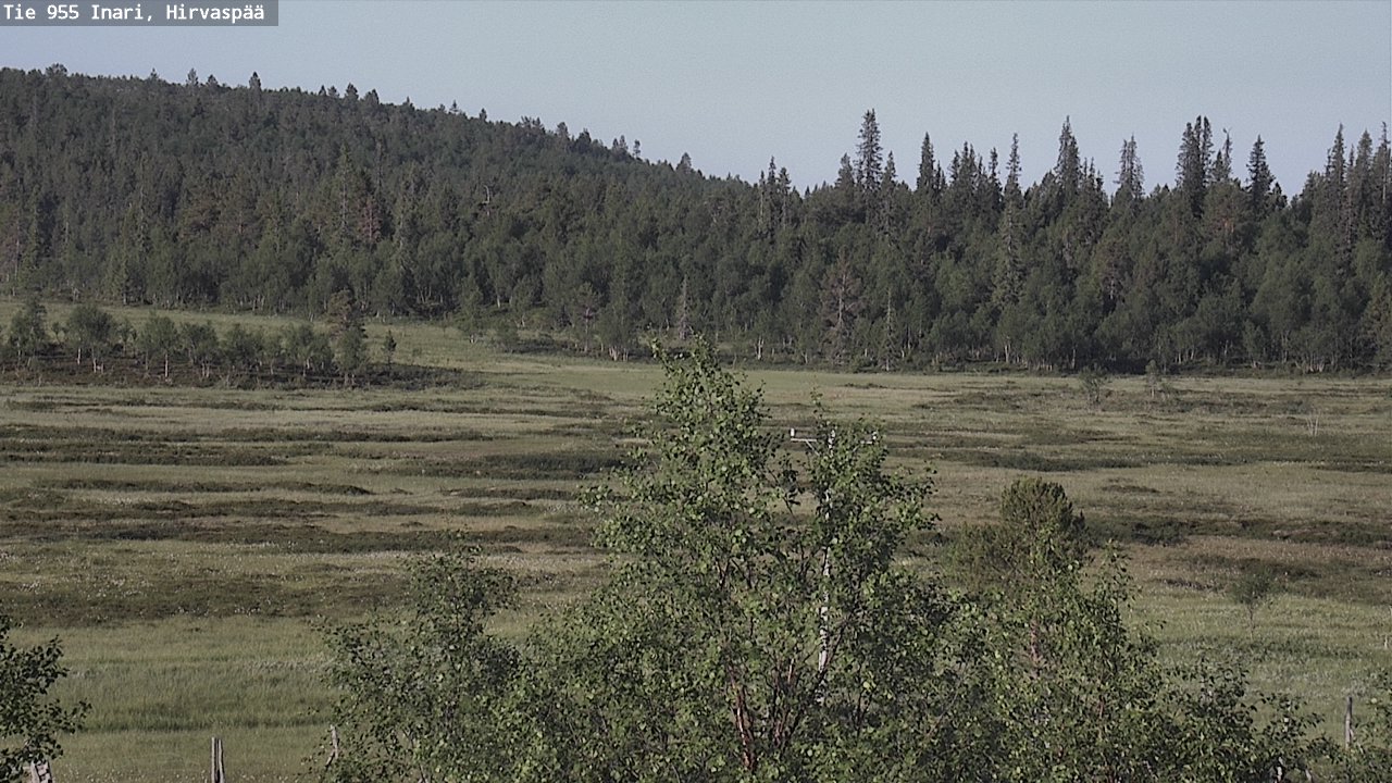 Weather Camera Image Väg 955 Enare, Hirvaspää, Inari, Lappi
