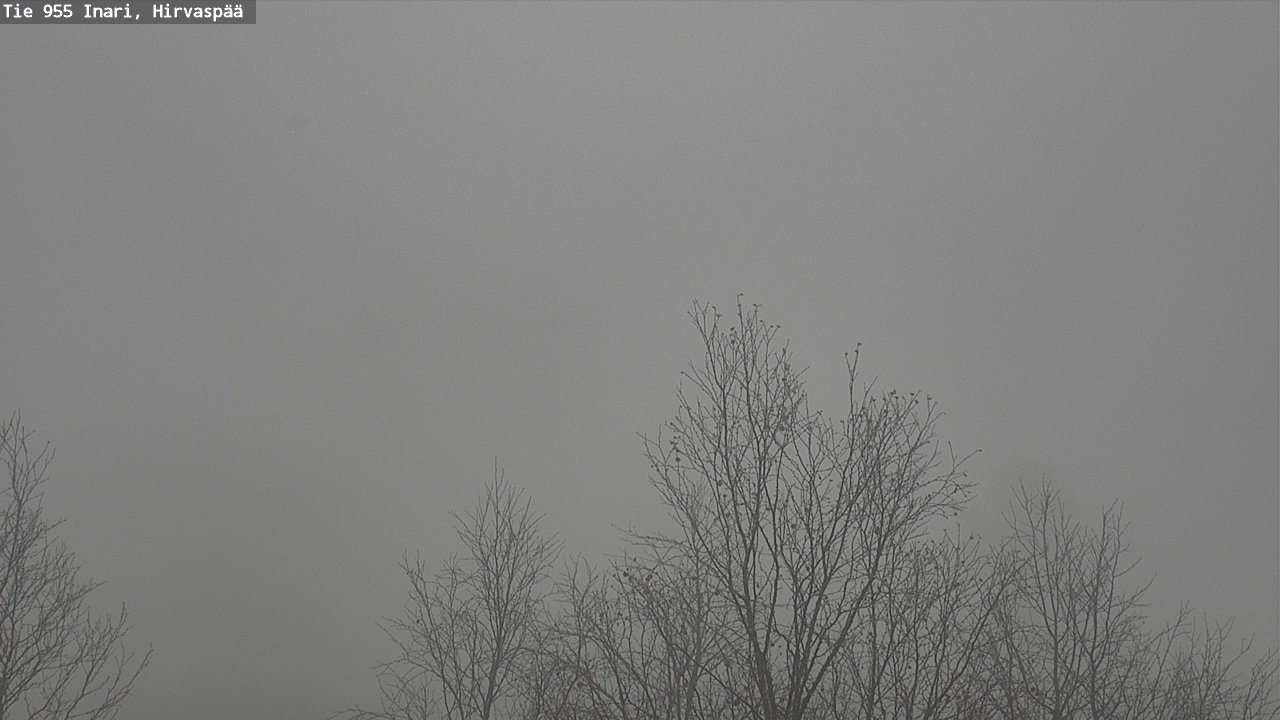 Weather Camera Image Road 955 Inari, Hirvaspää, Inari, Lappi