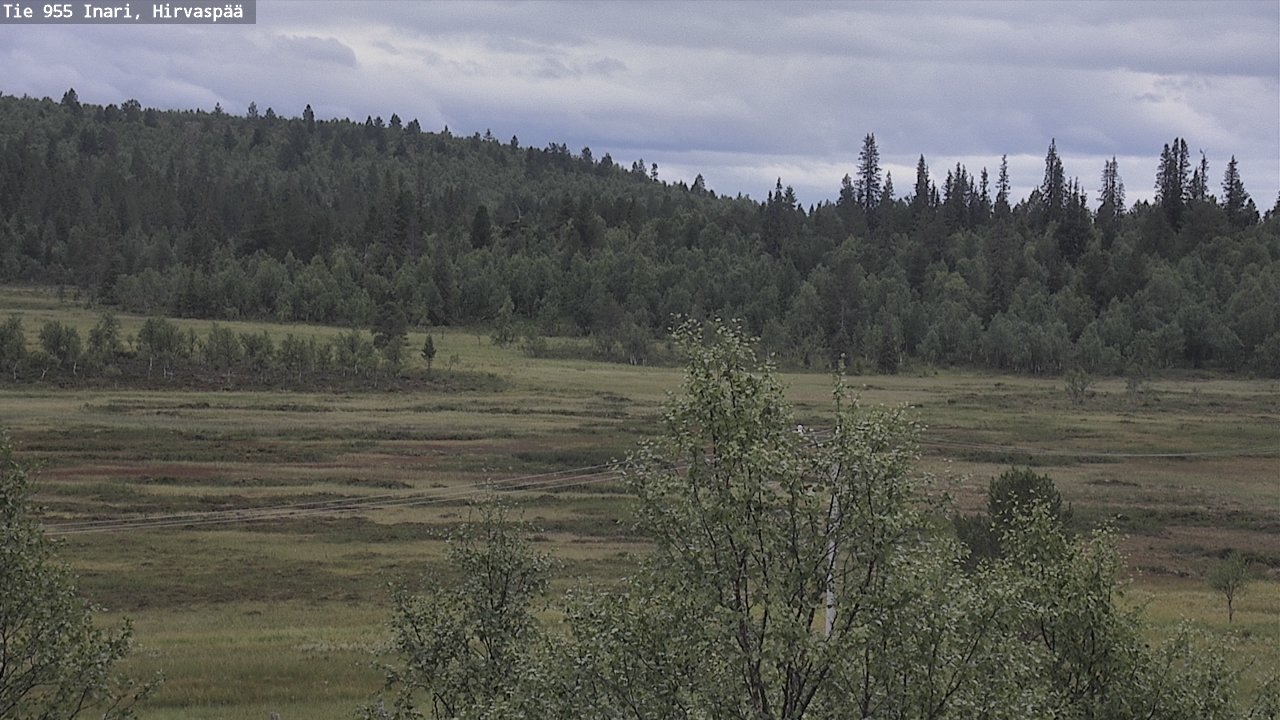 Kelikamerat Kuva Tie 955 Inari, Hirvaspää, Inari, Lappi