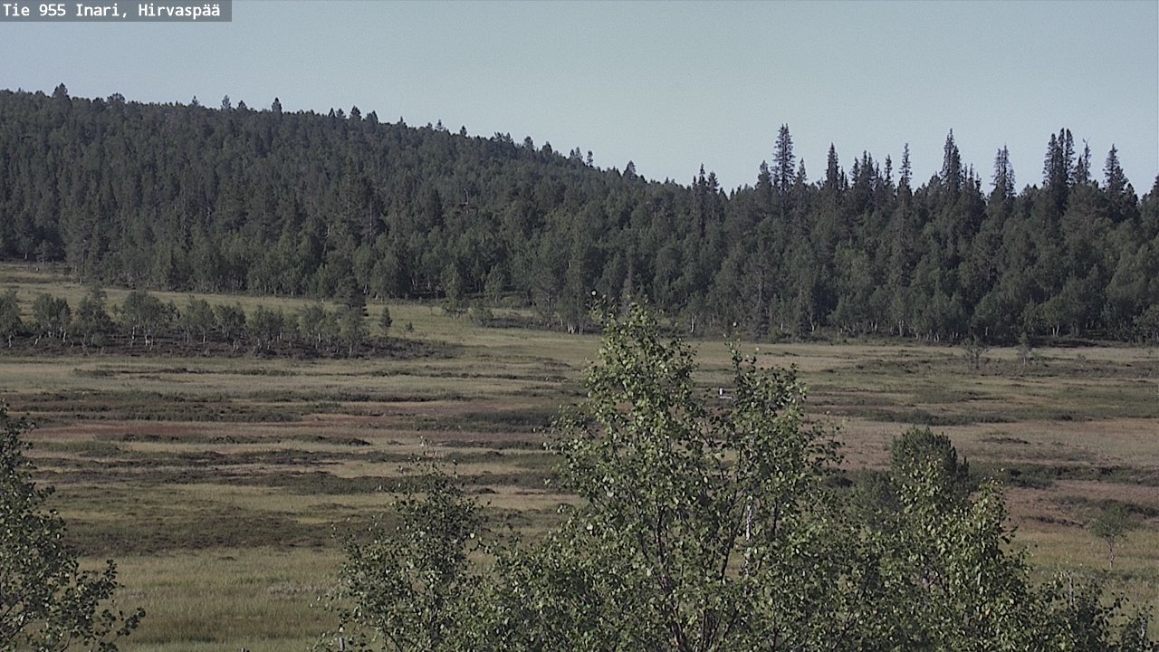 Weather Camera Image Väg 955 Enare, Hirvaspää, Inari, Lappi