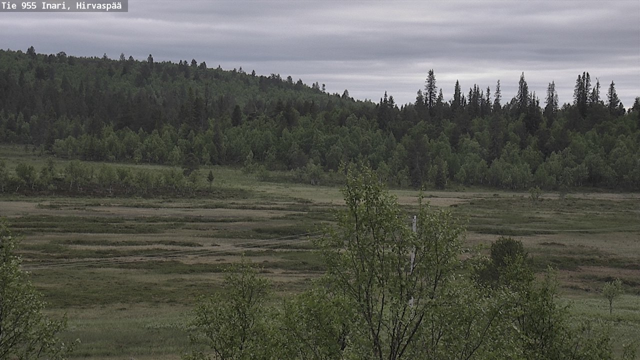 Kelikamerat Kuva Tie 955 Inari, Hirvaspää, Inari, Lappi
