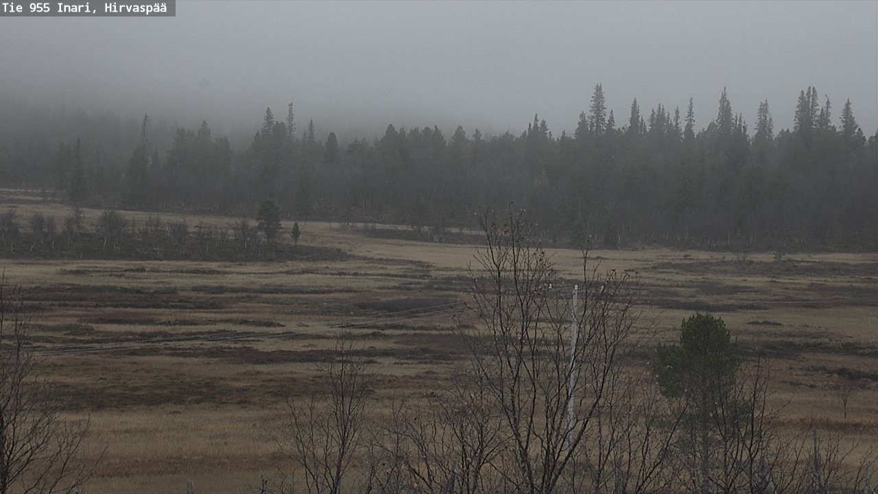 Kelikamerat Kuva Tie 955 Inari, Hirvaspää, Inari, Lappi
