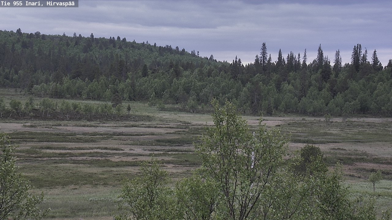Kelikamerat Kuva Tie 955 Inari, Hirvaspää, Inari, Lappi