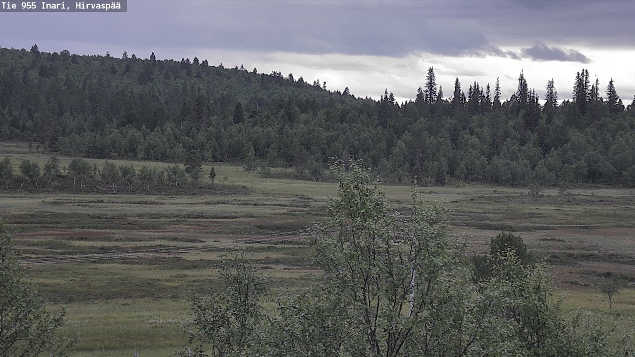 Kelikamerat Kuva Tie 955 Inari, Hirvaspää, Inari, Lappi